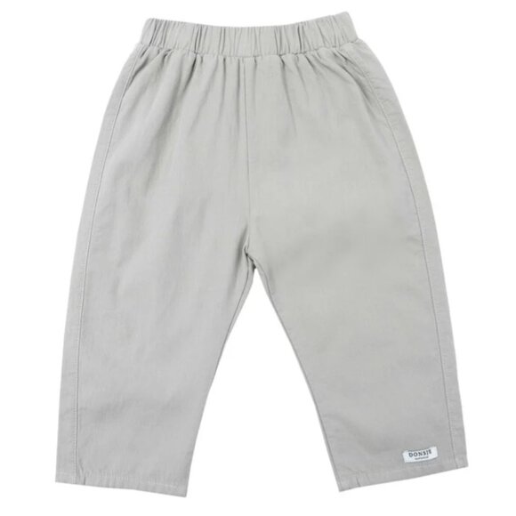 NWT Donsje Kilan Elastic Waist Pants in Light Stone Gray, 24m-30m - Picture 1 of 8